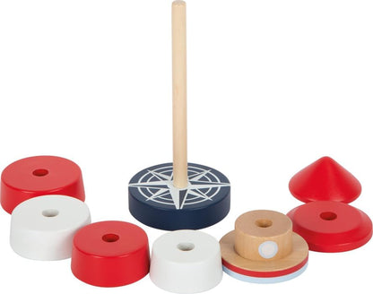 Small Foot Lighthouse Tower Big Ocean, Made of FSC 100%-Certified Wood, Stacking Game for 1+ Years, 12454