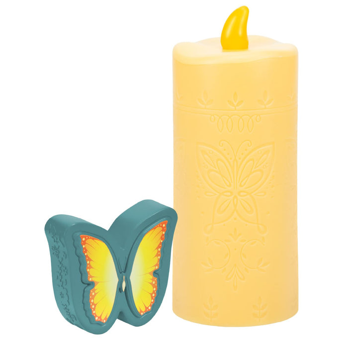 Paladone Disney Encanto Candle Light with ButterFly Remote Magical Color Changing Light Decoration Powered By 5x AAA Batteries