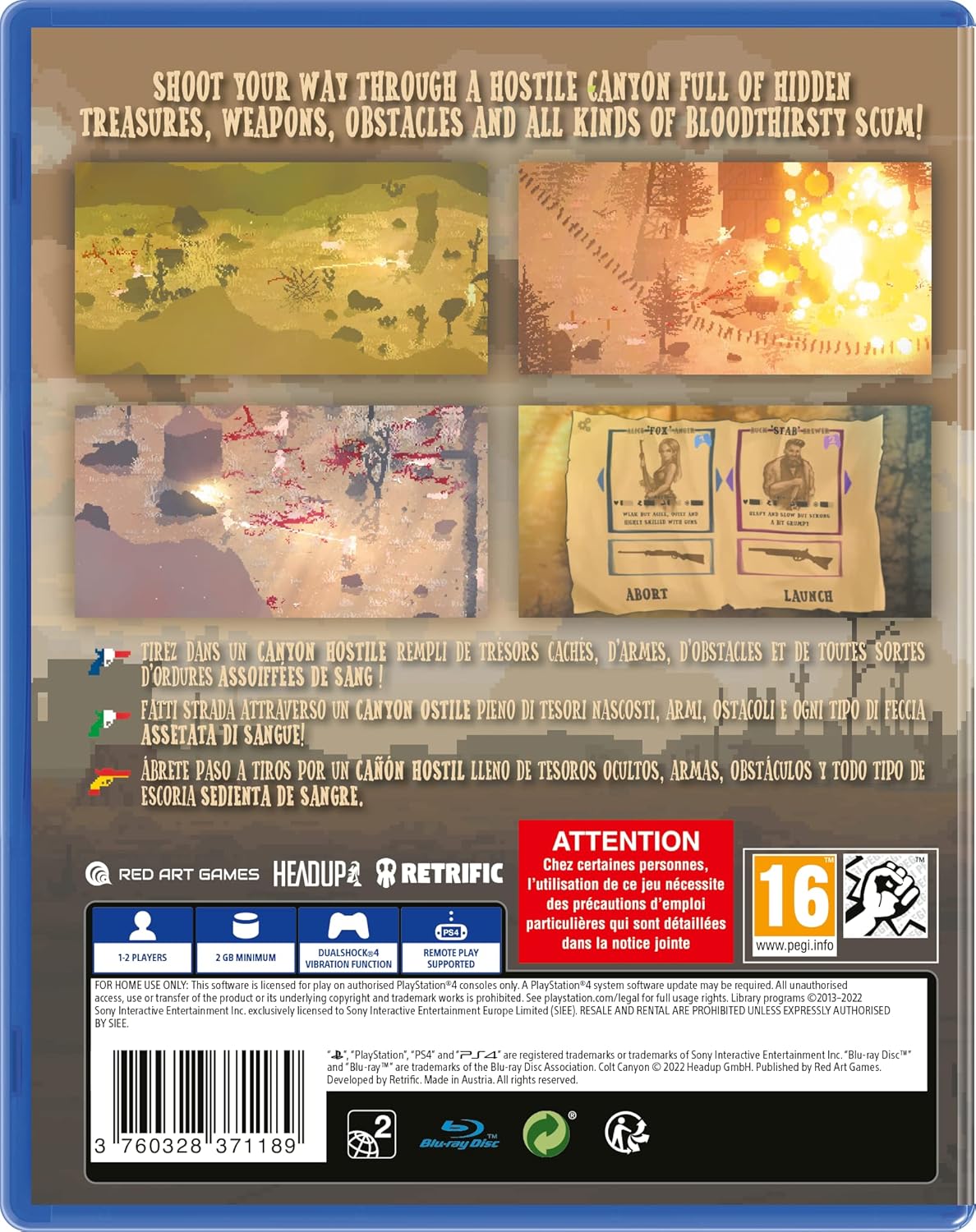 Colt Canyon - For PlayStation 4