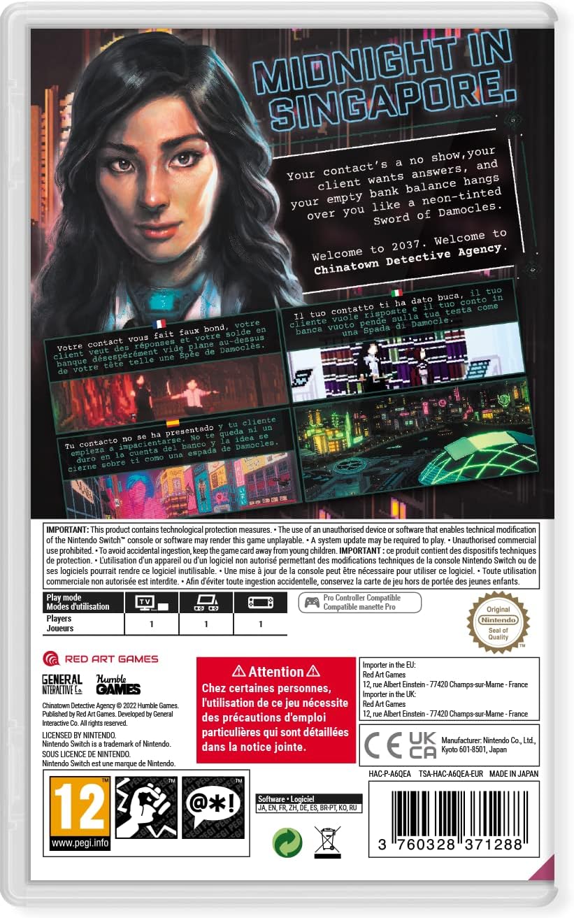 Chinatown Detective Agency (Nintendo Switch