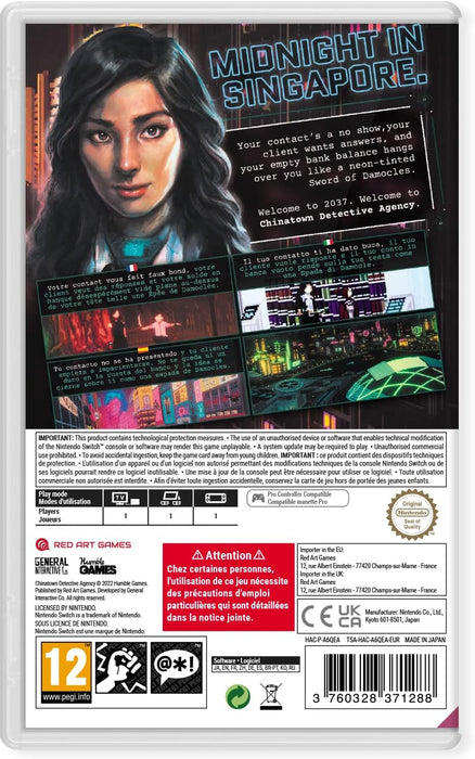 Chinatown Detective Agency (Nintendo Switch