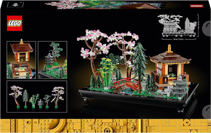 LEGO 10315 Icons Tranquil Garden, Botanical Zen Garden Kit for Adults with Lotus Flowers, Customisable Desk Decoration, Inspired by Japanese Traditions, Mindful Gardening Gift for Women, Men