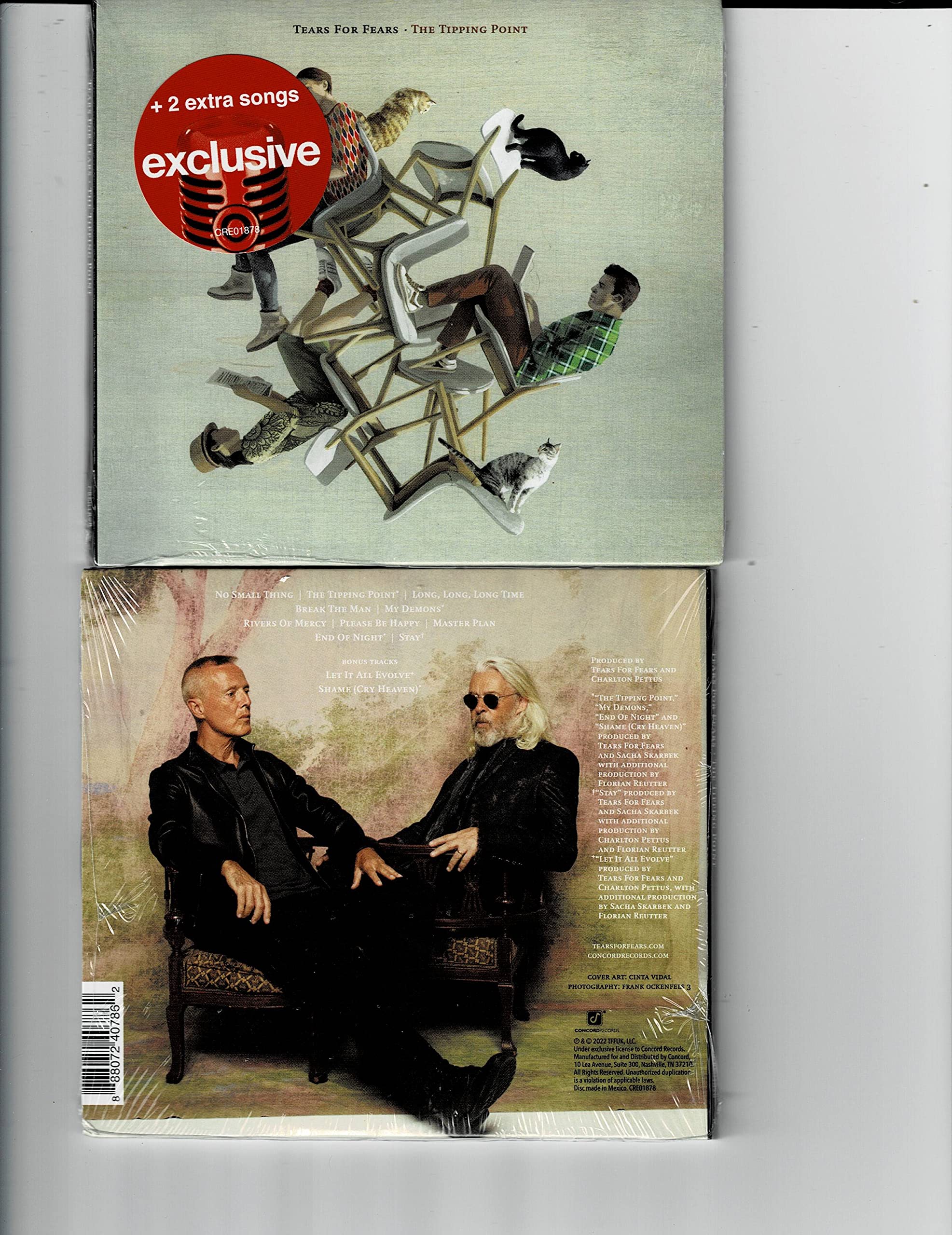 TEARS FOR FEARS The Tipping Point with 2 BONUS TRACKS TARGET