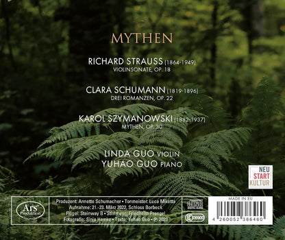 Mythen - Stücke für Violine & Klavier von R. Strauss, C. Schumann & K. Szymanowski