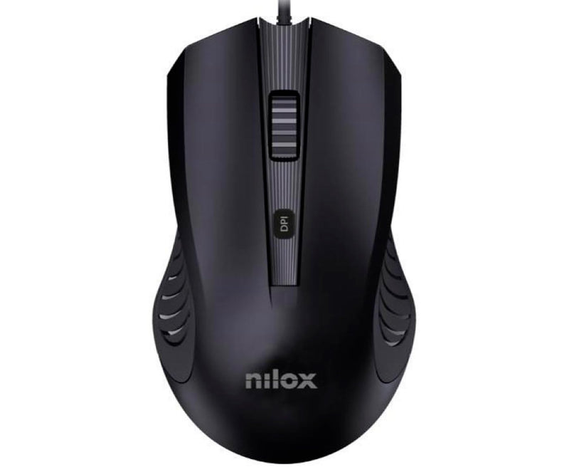 Nilox Wired USB Mouse, Black Brand