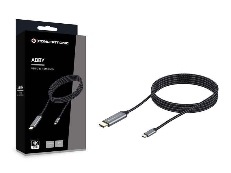Conceptronic ABBY10G USB-C to HDMI Male to Male Cable 4K60Hz