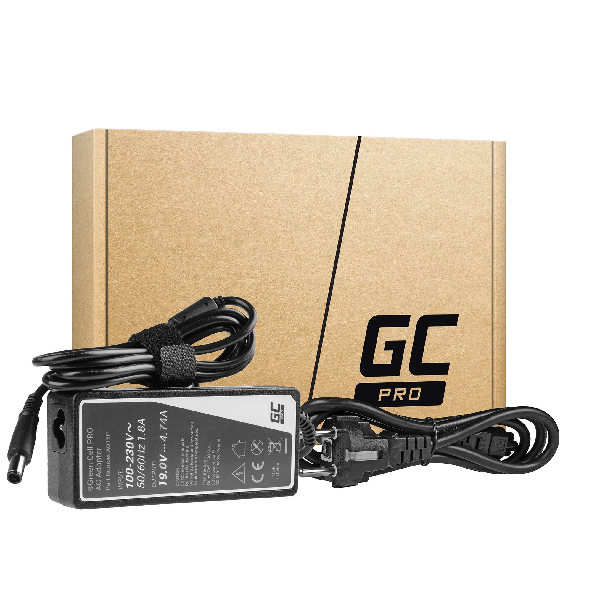 Green Cell compatible PRO 19V 4.74A 90W für HP Pavilion DV5 DV6 DV7 G6