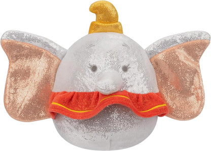Squishmallows SQDI00233 - Disney 100 4er Pack, offizielles Set mit Winnie Puuh, Tinkerbell, Simba & Dumbo, je 12,5cm Plüschfiguren