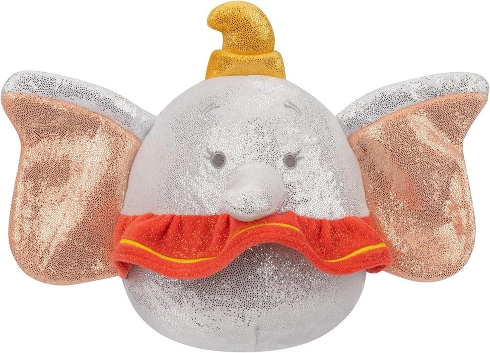 Squishmallows SQDI00233 - Disney 100 4er Pack, offizielles Set mit Winnie Puuh, Tinkerbell, Simba & Dumbo, je 12,5cm Plüschfiguren