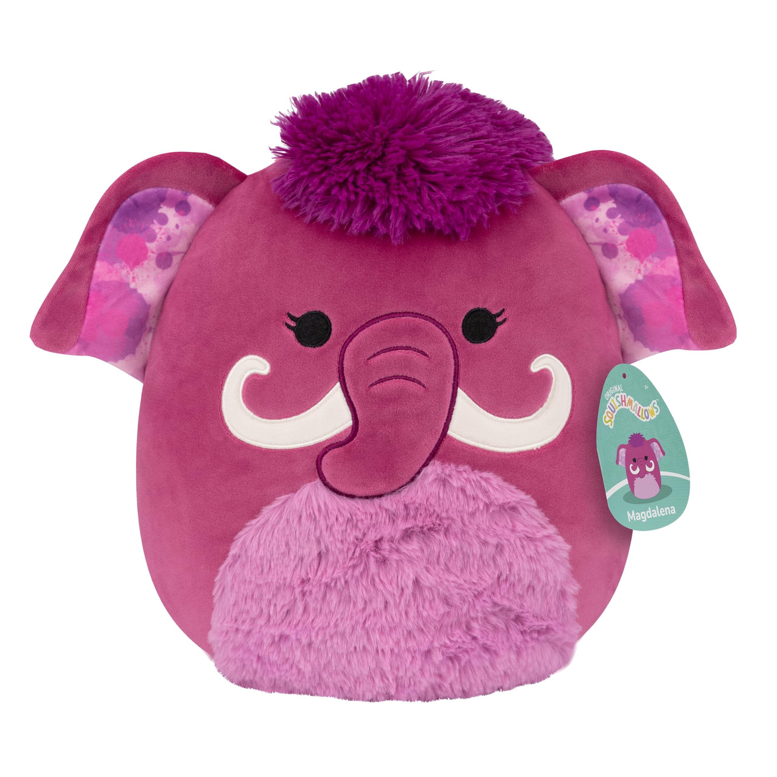 Squishmallows SQCR04576 - Magdalena das Mammut 30 cm, offizielles Kelly Toys Plüsch, superweiches Kuscheltier