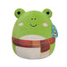 Squishmallows Original 30cm Wendy The Green Frog with Plaid Scarf, Add Wendy to Your Team, Ultra Soft Plush Wendy Green Frog