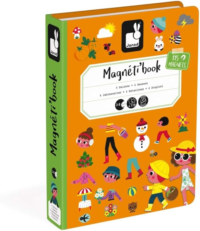 Janod J02721 4 Seasons Magneti'Book