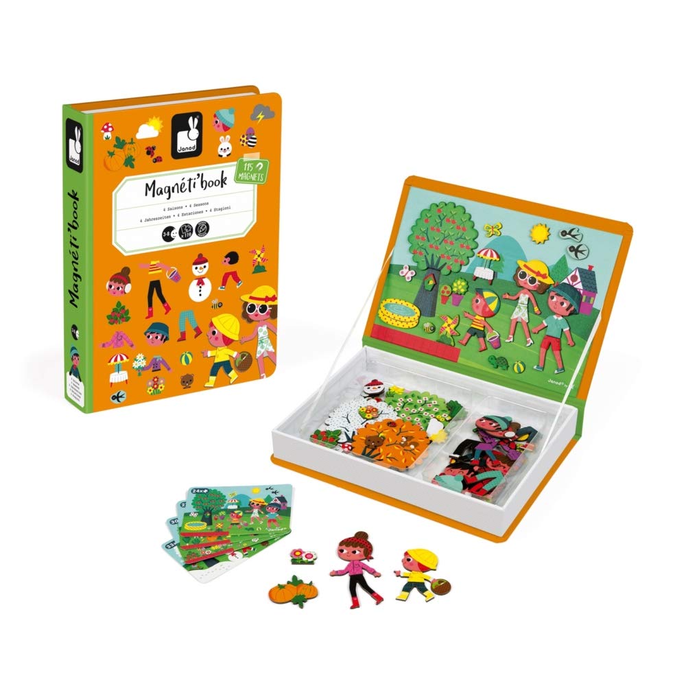 Janod J02721 4 Seasons Magneti'Book