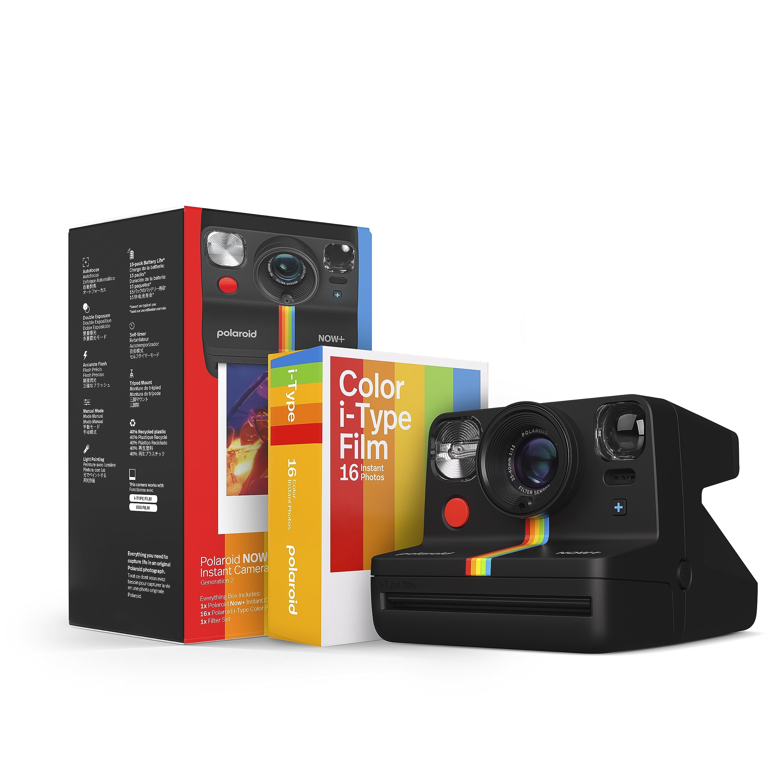 Polaroid Now + Gen 2 E-Box Black
