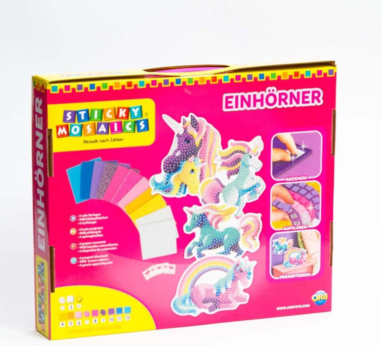 Sticky Mosaics Unicorns Craft Kit