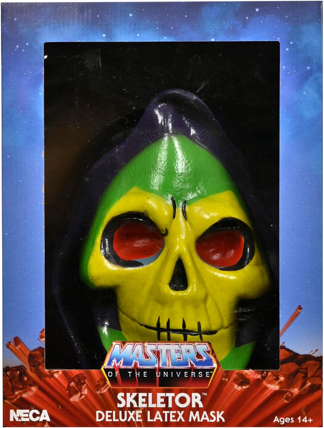 NECA Masters of The Universe réplique masque en latex Deluxe de Skeletor