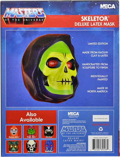 NECA Masters of The Universe réplique masque en latex Deluxe de Skeletor