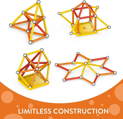 Geomag Classic - 42 Pieces - Magnetic Construction for Children - Green Collection - 100 Percent Recycled Plastic Educational Toys