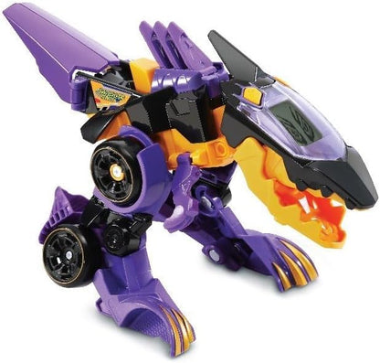VTech Switch and Go Dinos Spinosaurus - Dino Car Transformer - 2 in 1 Toy with Dino Voice, Sound and Light Effects - For Kids 3-8 Years