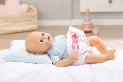 Baby Annabell Nappies for 43 cm Dolls - Easy for Small Hands, Creative Play Promotes Empathy and Social Skills, For Toddlers 3 Years and Up - 5 Pack