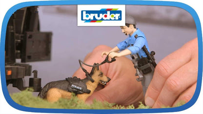 Bruder Police Officer with Dog