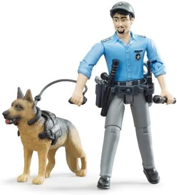 Bruder Police Officer with Dog