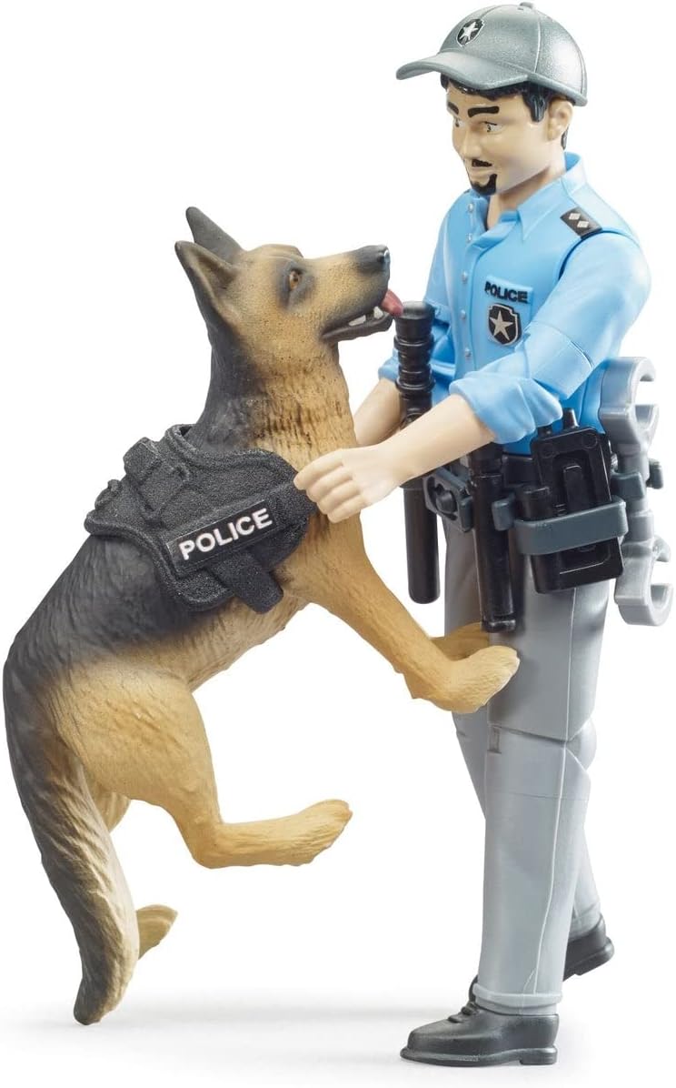 Bruder Police Officer with Dog