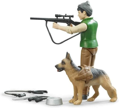 Bruder Forest Ranger with Dog and Equipment