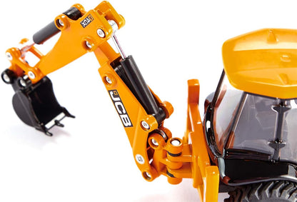 siku 3558, JCB 4CX Backhoe Loader, 1:50, Metal/Plastic, Yellow, Multifunctional, Can be combined with siku models of the same scale JCB 4CX Digger Loader