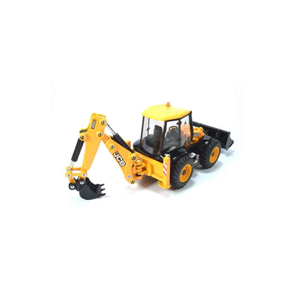 siku 3558, JCB 4CX Backhoe Loader, 1:50, Metal/Plastic, Yellow, Multifunctional, Can be combined with siku models of the same scale JCB 4CX Digger Loader