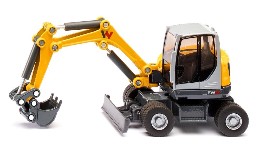 SIKU 3560 Super Other License Wacker Neuson EW65 Mobile excavator, yellow