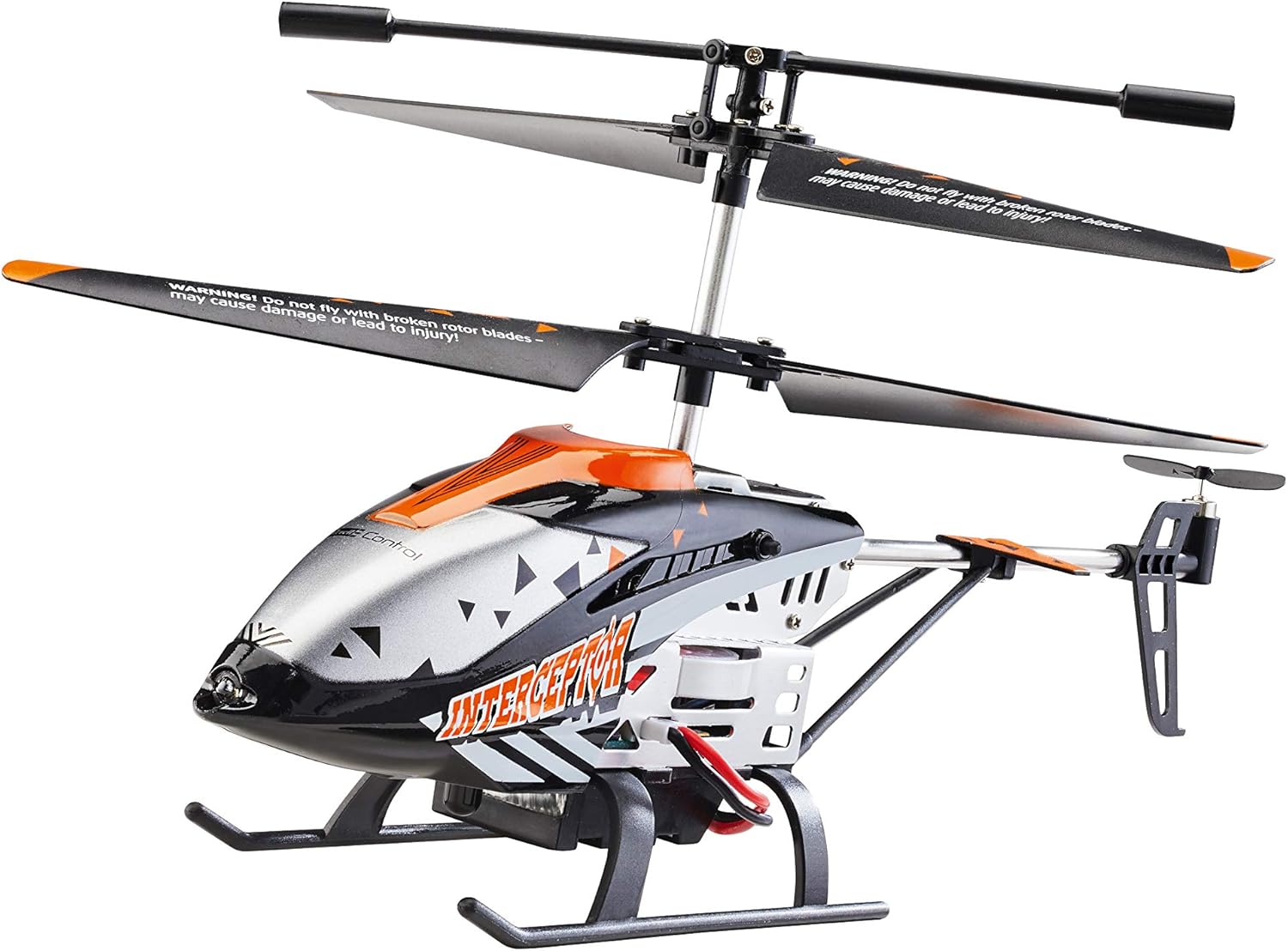 Revell Control 23817 Helicóptero a Control Remoto Interceptor Sensor anticolisión con Control preciso de 2,4 GHz, despegue y Aterrizaje con un Empuje, giroscopio de 6 Ejes, 3 Canales, Cuchillas de