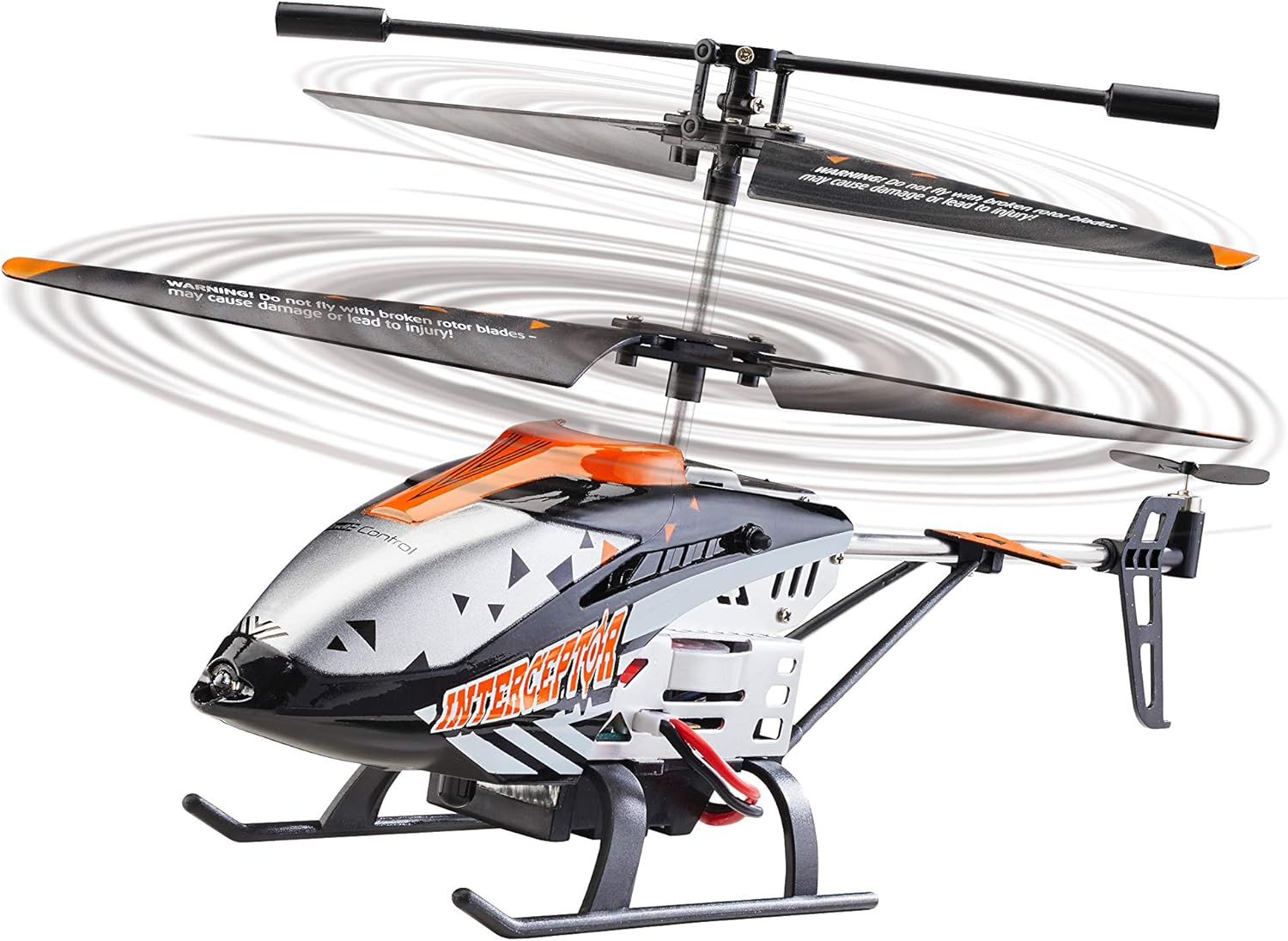 Revell Control 23817 Helicóptero a Control Remoto Interceptor Sensor anticolisión con Control preciso de 2,4 GHz, despegue y Aterrizaje con un Empuje, giroscopio de 6 Ejes, 3 Canales, Cuchillas de