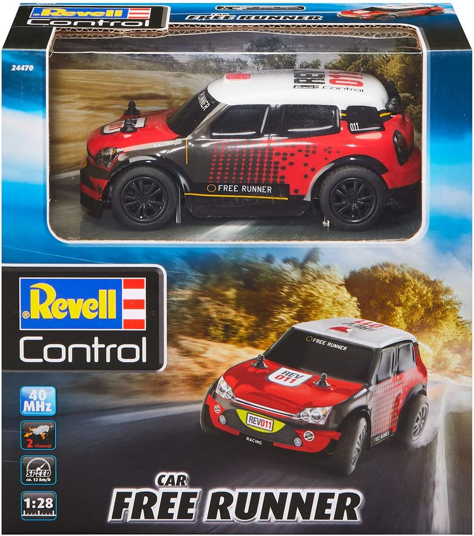 Revell Control 24470 Rally Car Runner, Red 40 MHz (Red) Single
