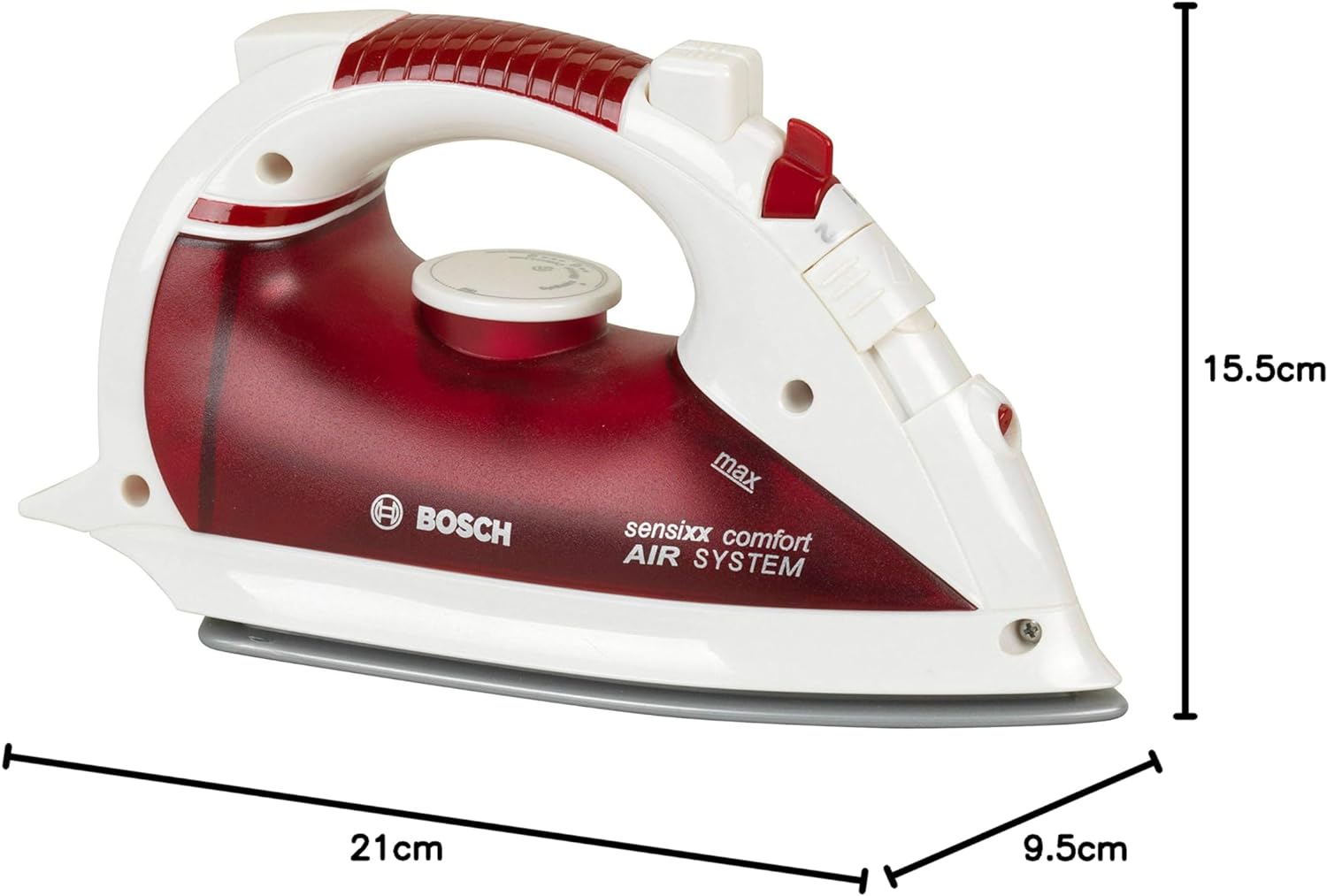 Theo Klein 6254 Bosch Iron I Ideal Children's Iron with Water Spray Function I Toys for Children Aged 3 and over