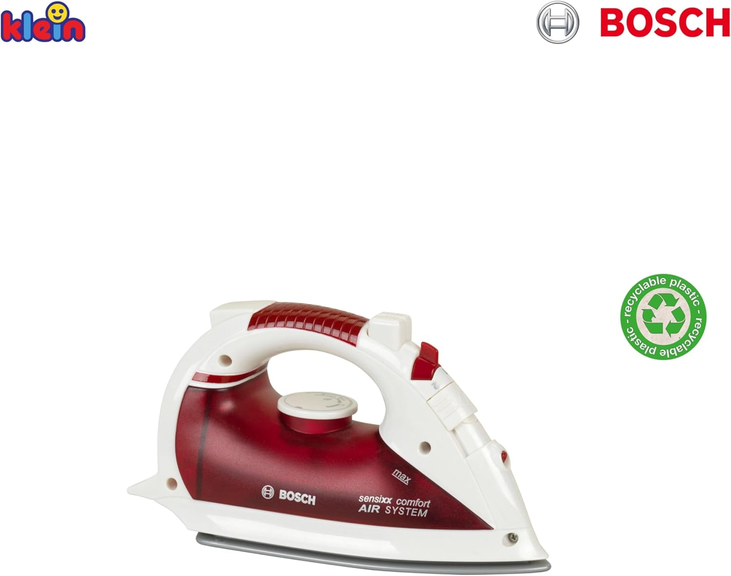 Theo Klein 6254 Bosch Iron I Ideal Children's Iron with Water Spray Function I Toys for Children Aged 3 and over