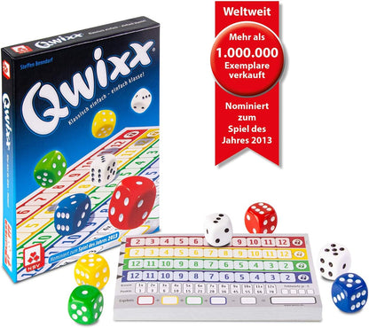 NSV - 4015 - QWIXX - nominated for game of the year 2013 - dice game (German edition