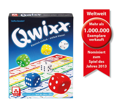 NSV - 4015 - QWIXX - nominated for game of the year 2013 - dice game (German edition