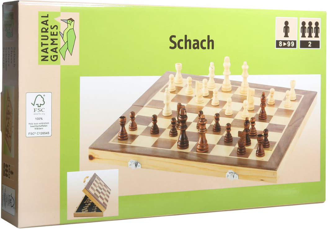 Natural Games Schachkassette 40x20x6 cm
