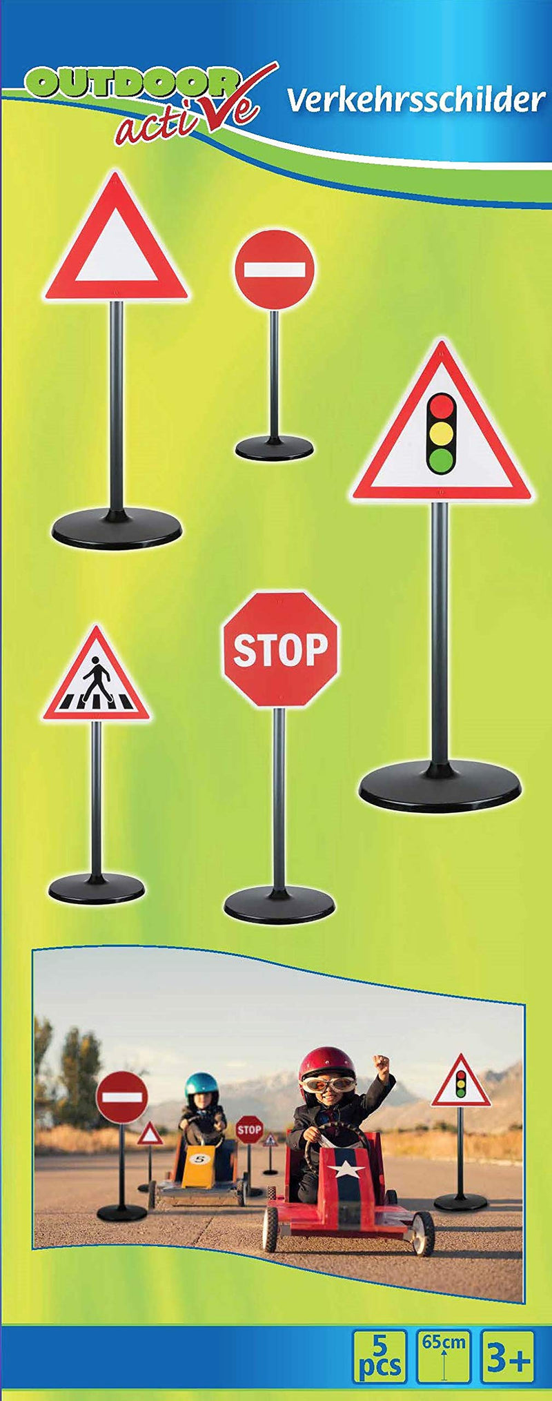 `OA Verkehrsschilder 5-teilig, Hohe 65cm`