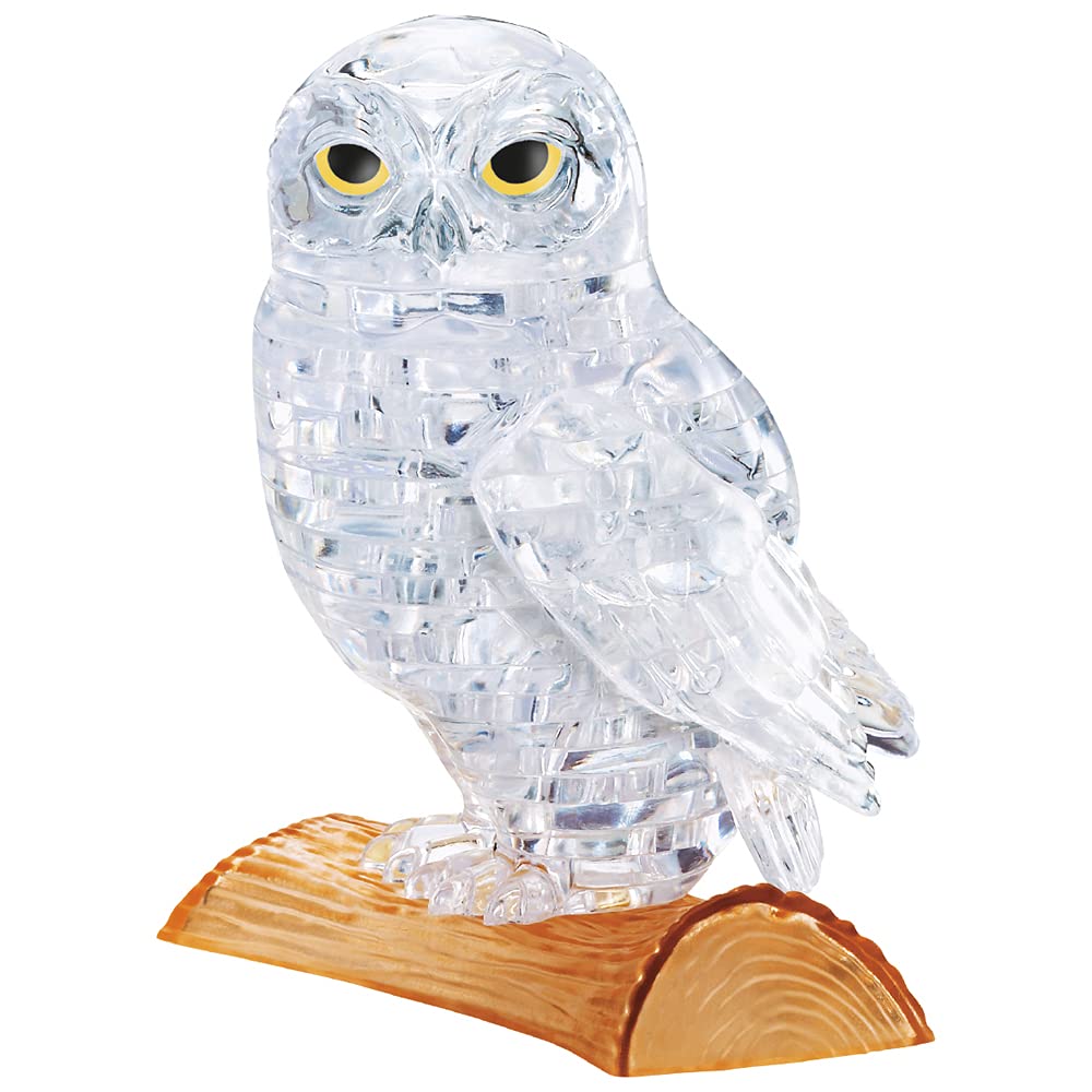 HCM Kinzel Crystal Puzzle - Eule transparent