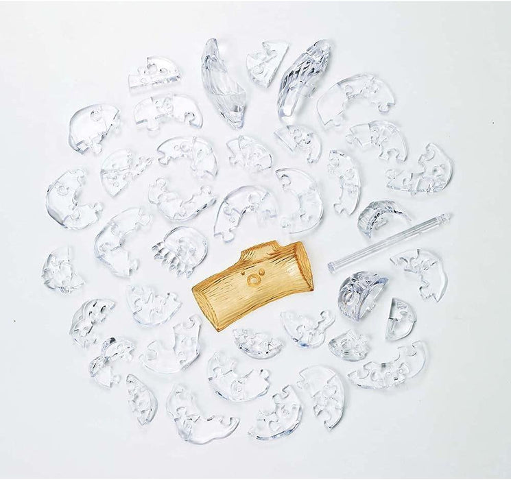 HCM Kinzel Crystal Puzzle - Eule transparent