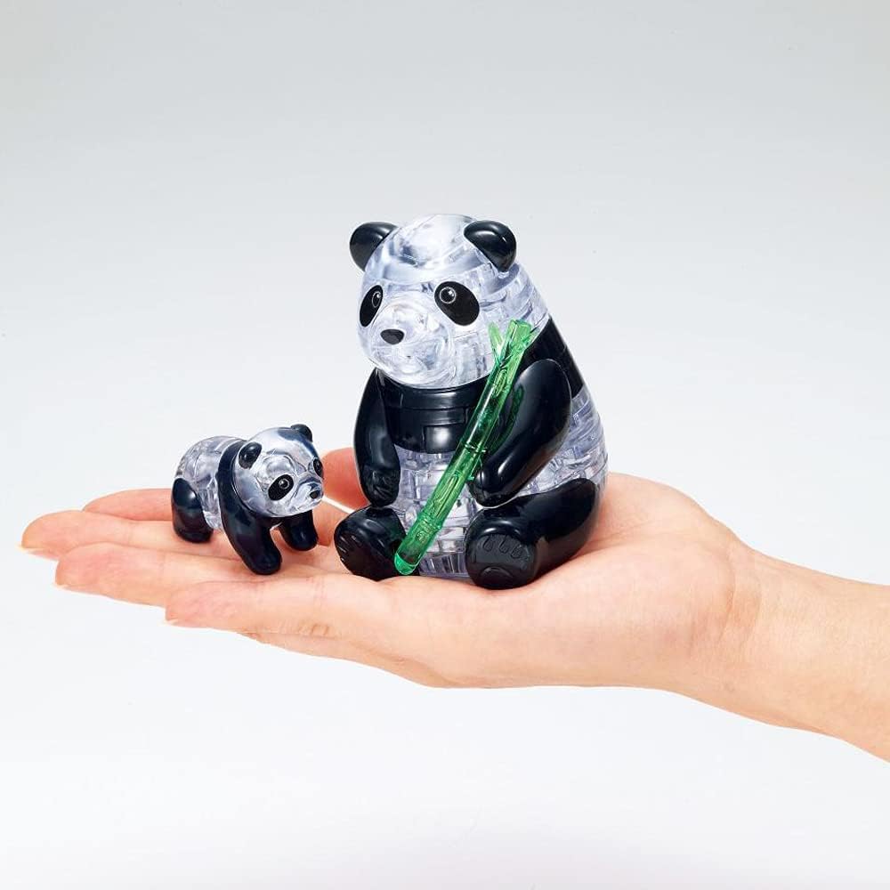 Crystal Puzzle 3D Pandapaar 51 Teile