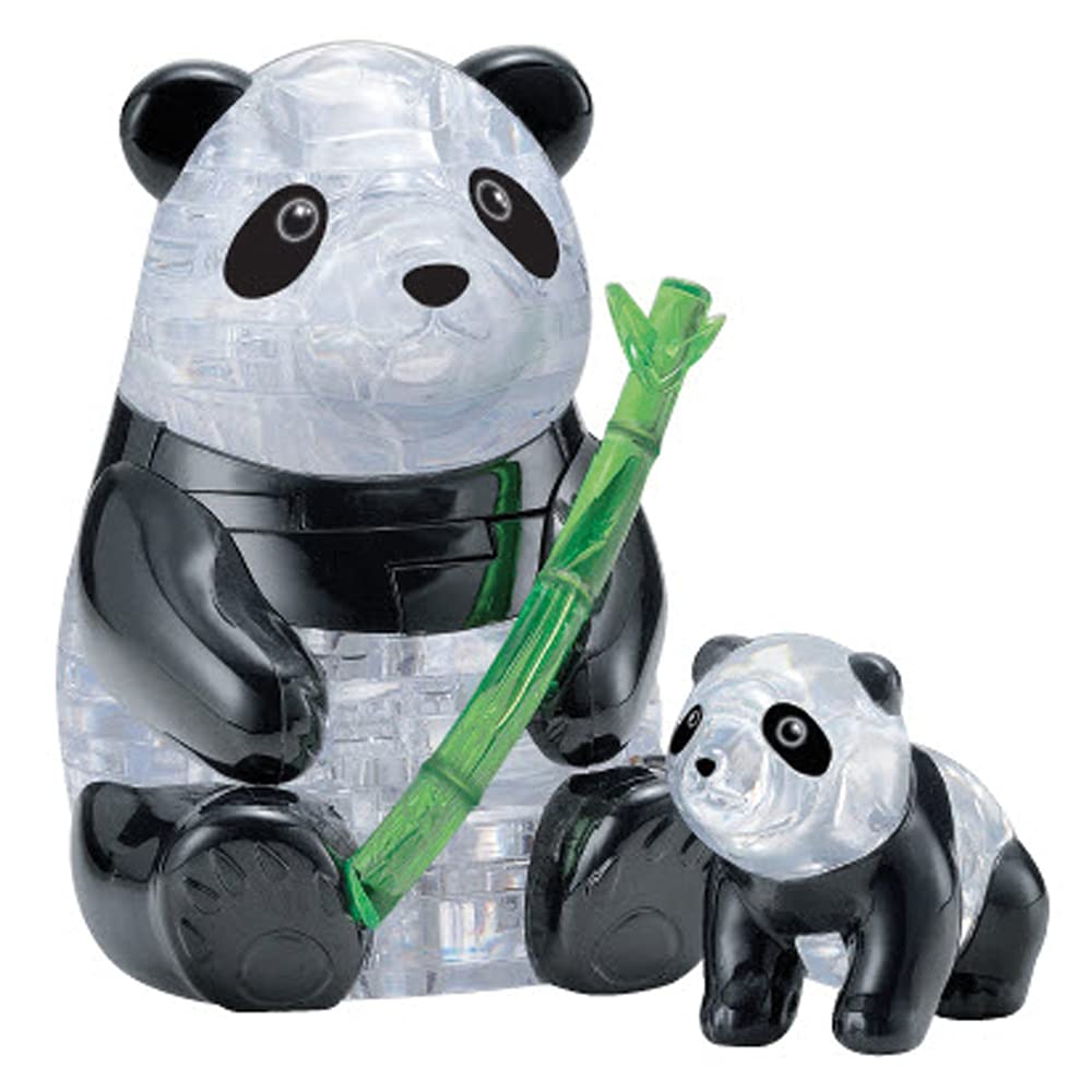 Crystal Puzzle 3D Pandapaar 51 Teile