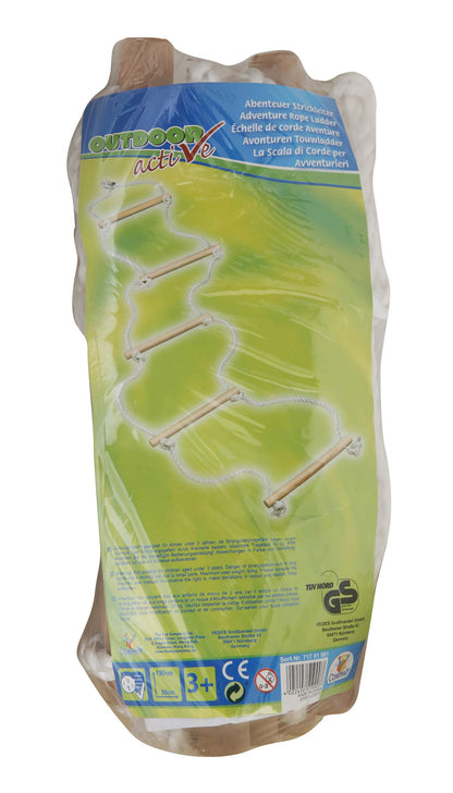 The Toy Company 718.052.3 Outdoor active Abenteuer Strickleiter, 190 cm