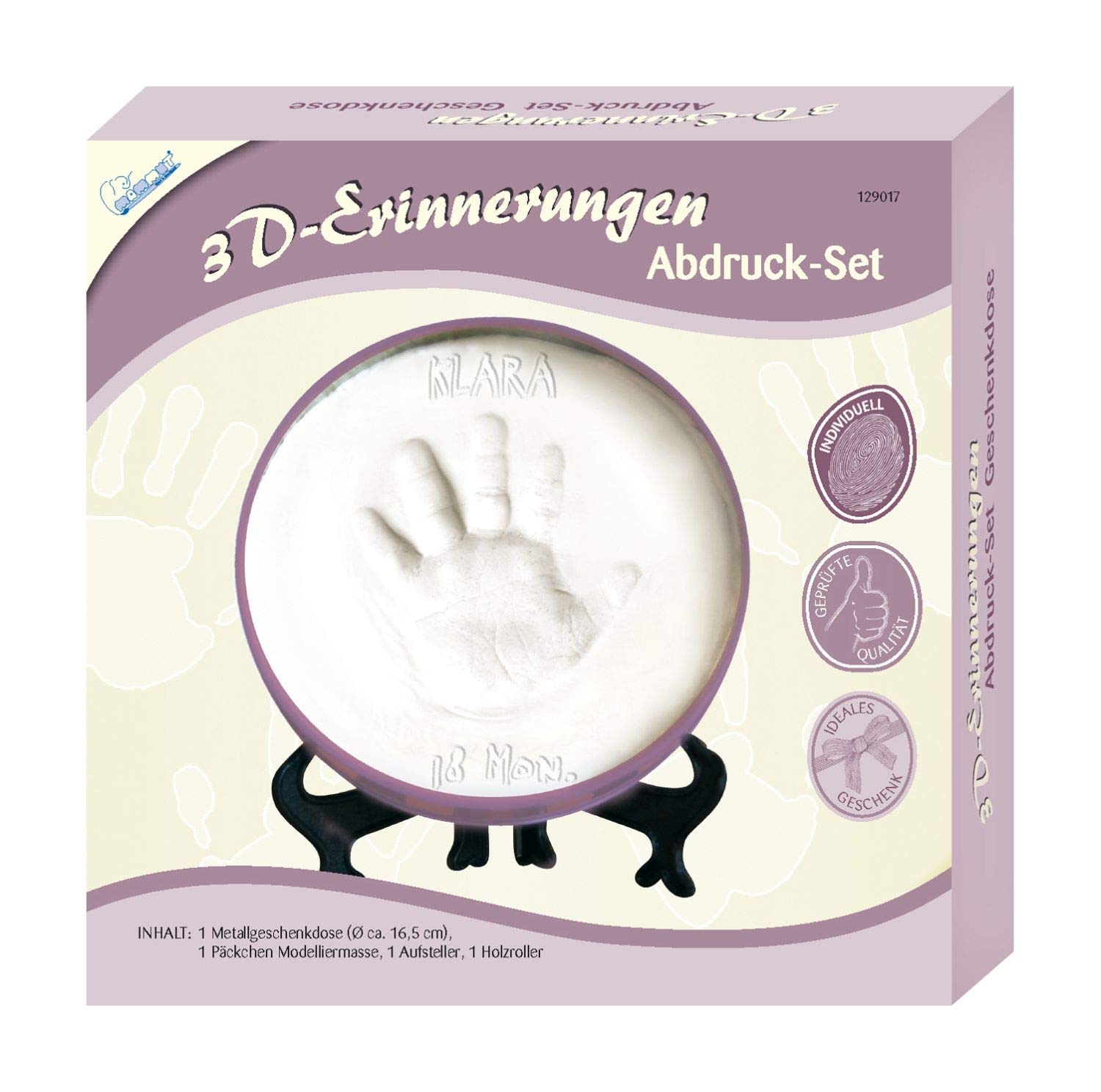 Mammut 129017 - 3D-Erinnerungen Abdruck-Set
