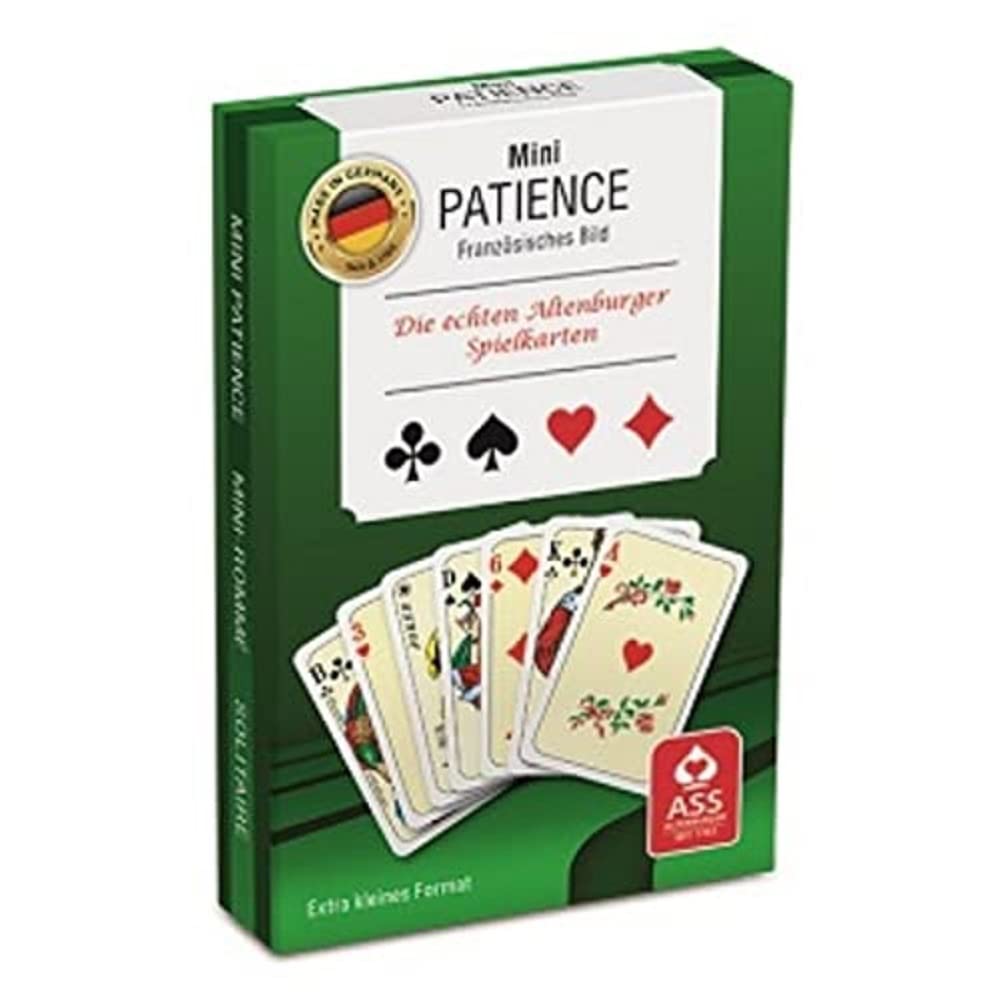 ASS 22570097 Mini-Patience-Das Klassische Kartenspiel-im Miniformat, Keine, ab 8 Jahren