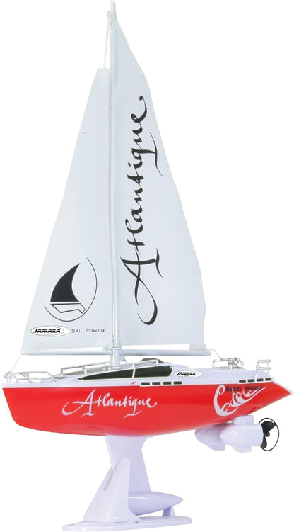 Jamara 40250 Atlantique 2CH RTR Sailing Boat, 27 MHz, Multi Color
