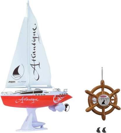 Jamara 40250 Atlantique 2CH RTR Sailing Boat, 27 MHz, Multi Color