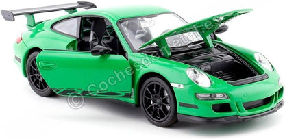 Welly 22495 Porsche 911 (997) GTR3 RS 1:24 Collector's Model Green